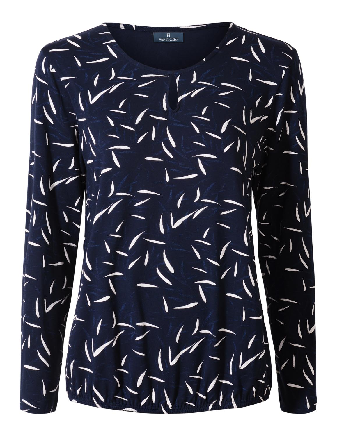 Damen Bluse gemustert MADRID langarm