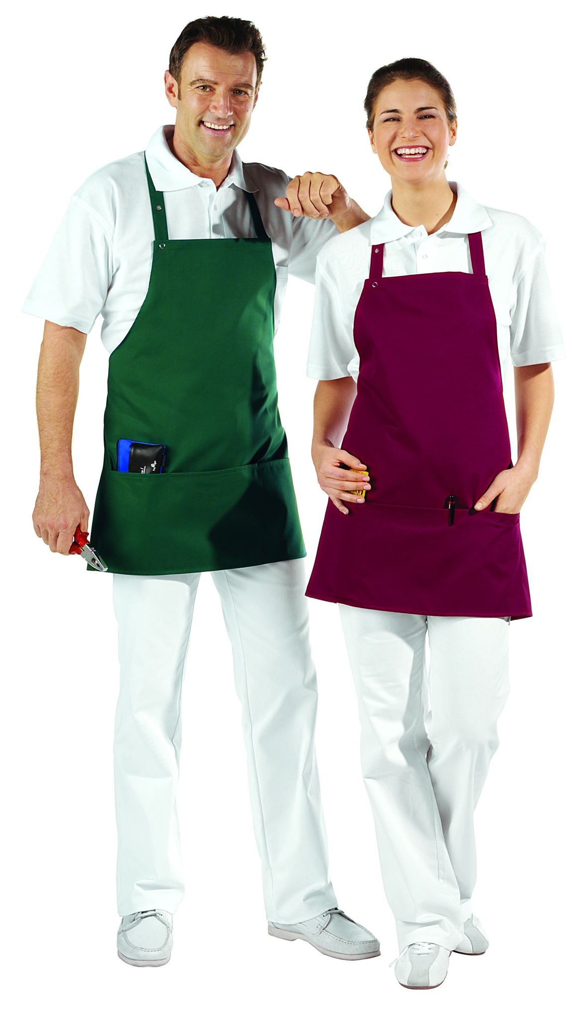 3-Taschen-Latzschürze kurz