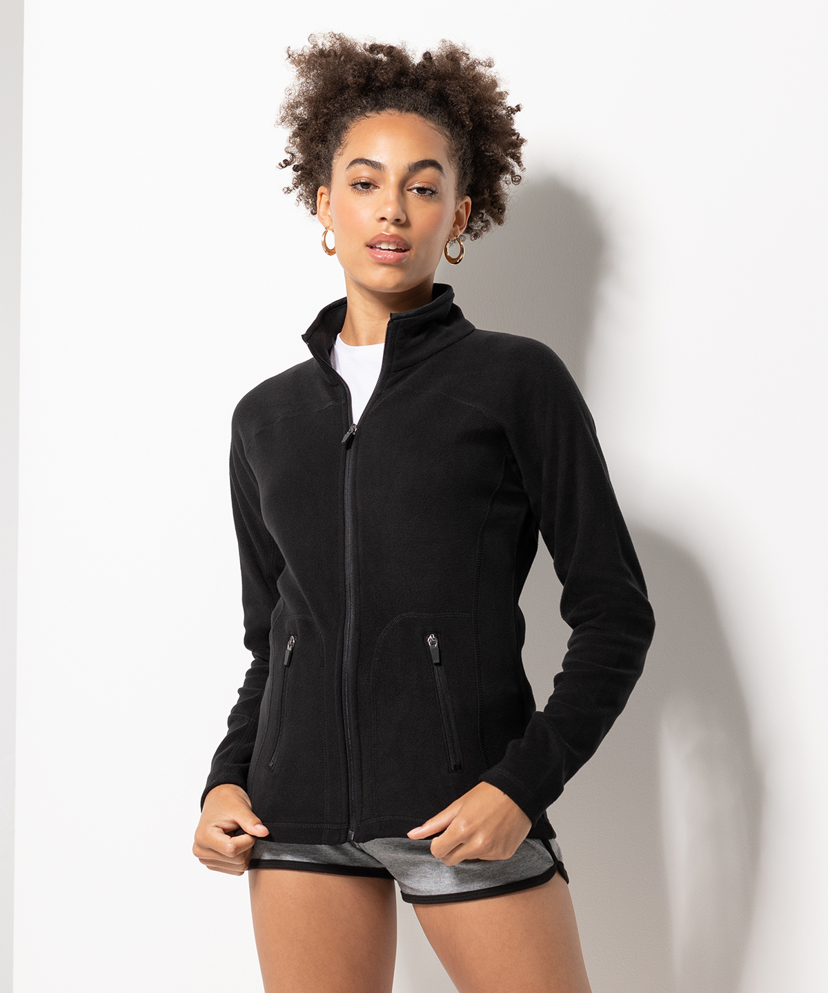 Damen Microfleece Jacke SK028
