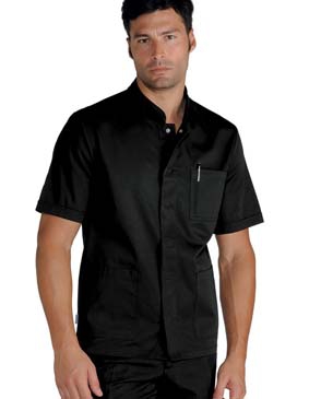 Herren Service Jacke COREANA EXTRA LIGHT kurzarm schwarz