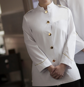 Damen Servicejacke weiss