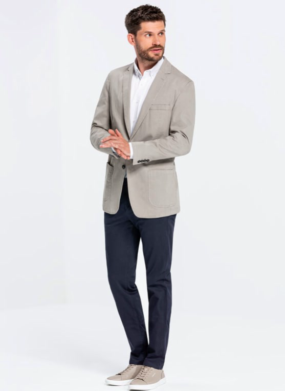 Herren Sakko mit Struktur casual Regular fit
