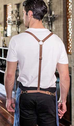 Latzschürzenträger aus Ripsband mit Karabinerhaken 083/557