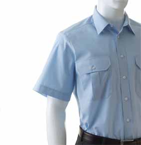 Diensthemd DAVID ohne Schulterklappen kurzarm Classic fit