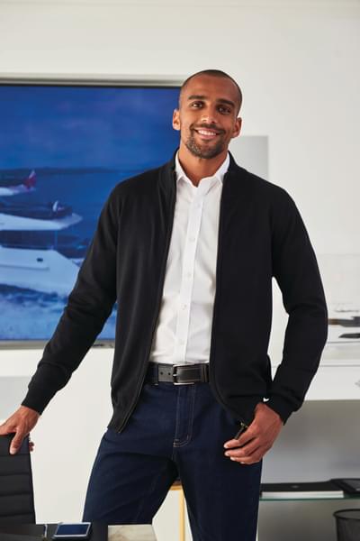 Herren Pullover mit Zip DALLAS