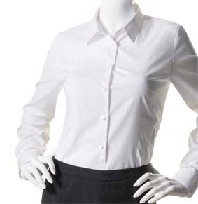 Stretchbluse MÜNCHEN langarm Slim fit, tailliert