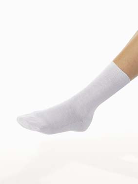 Arztsocken weiß für Damen und Herren / 1 Pack = 5 Paar/Größe