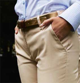 Damen Chino Regular Fit