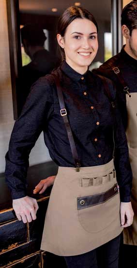 Hosenträger Echt Leder mit Metall-Clip