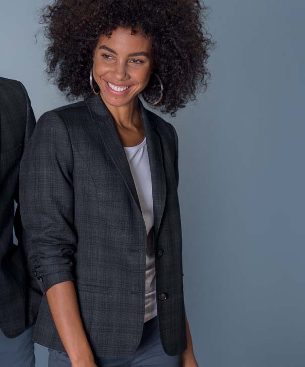 Damen Blazer kariert casual Regular fit