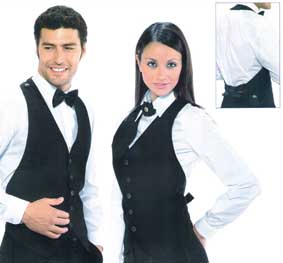 ISA Weste BOLERO Neckholder unisex    0350