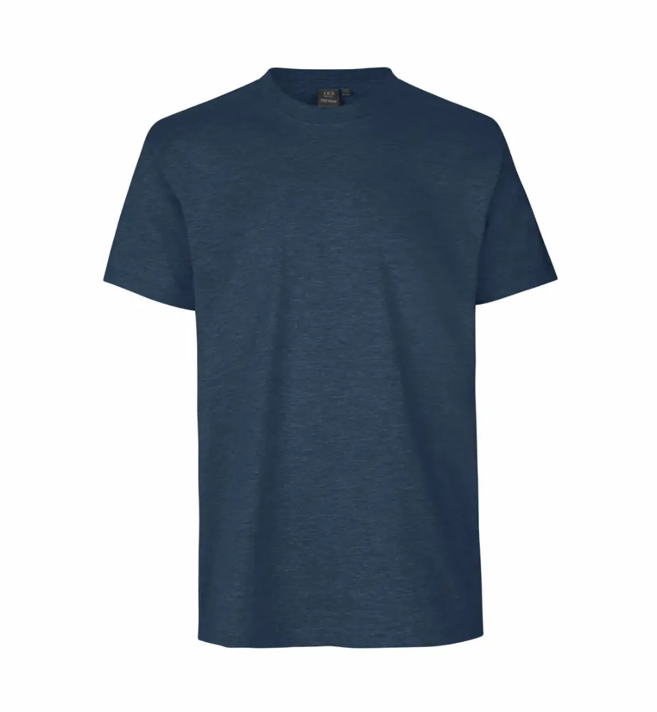 PRO WEAR Mens T-Shirt mit rundem Halsausschnitt mit vierfachem Rippabschluss kurzarm