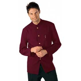 ISA Herren Service Kellner Jacke COREANA BORDEAUX  066203X