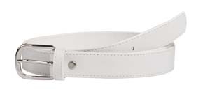 Hosengürtel weiss Echt Leder