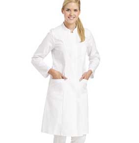 Damen Berufsmantel 1/1 Arm weiß