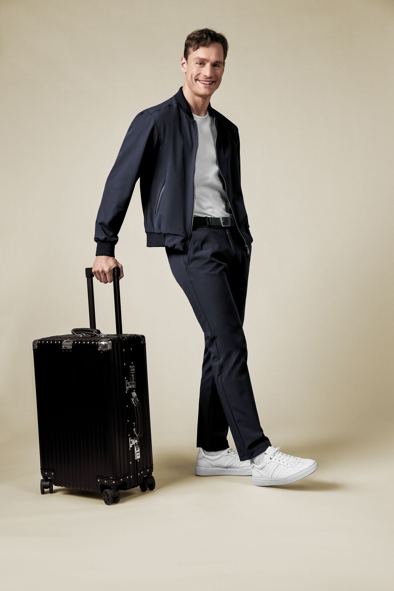 GRE Herren Hose Casual elastischer Bund Flow Kollektion