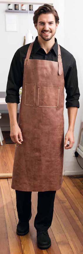 Leder Latzschürze L88 x B59 cm