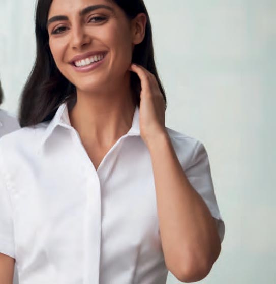 Bluse OZZERO kurzarm 100% BW