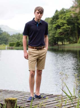 Herren Stretch Chino Shorts Baumwollstretch