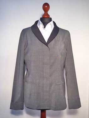 Damen Servicejacke / Barjacke EXCLUSIV mit Schalkragen