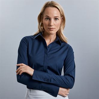 Damen Stretch Bluse ULTIMATE langarm 8522/J960F