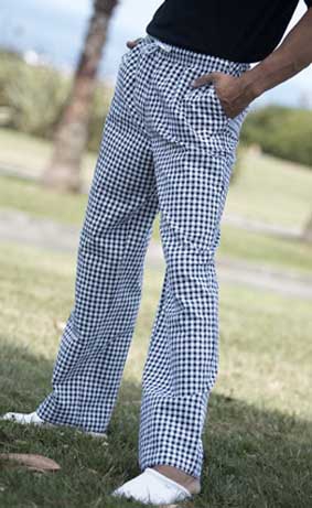 Unisex Hose Seersucker Vichy-Karo 083/88