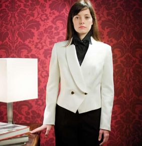 Damenspencer Schalkragen