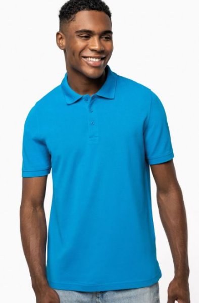 Herren Poloshirt Kurzarm Baumwolle 60 Grad waschbar