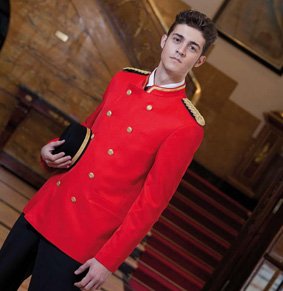Uniform Jacke für Doorman, Rezeption, Empfang und Service