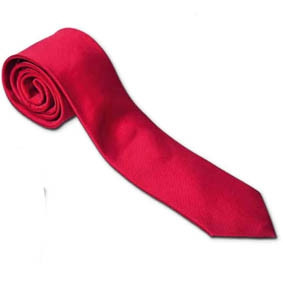 Damen Krawatte Rips Breite ca. 6 cm in vielen Farben