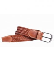 Flechtgürtel hochwertig geflochten aus Leder - farbig Flechtgürtel hochwertig geflochten aus Leder - farbig