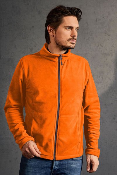 Herren Micro Fleece Jacke mit Reißverschluss