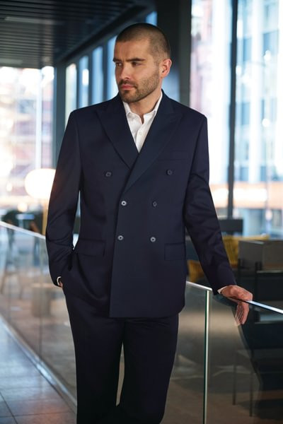Zweireihige Herrenjacke FERDINAND von Brook Taverner