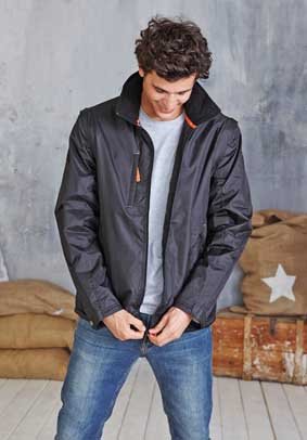 Herren Jacke 2 in 1 mit abnehmbaren Ärmeln