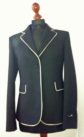 Damen Jacke paspeliert