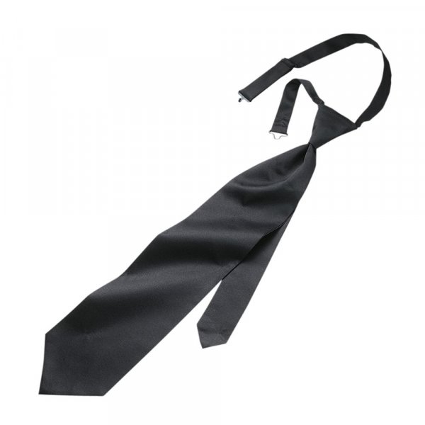 Krawatte PES schwarz mit Knoten