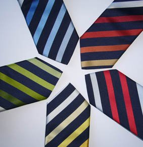 Krawatte Jacquard Streifen PES