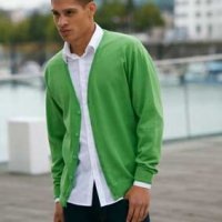 Herren V-Neck Baumwoll Cardigan Herren V-Neck Baumwoll Cardigan