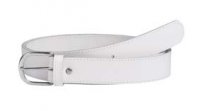 Hosengürtel Basic aus Lederfaser in weiß für Praxis und Pflege Hosengürtel Basic aus Lederfaser in weiß für Praxis und Pflege