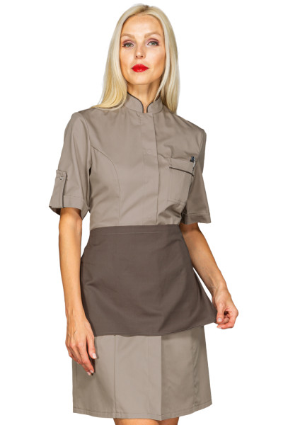 Hausmädchen-Kleid VENEZIA moderner Schnitt 1/2 Arm - 0077000