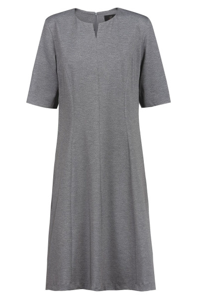 Damen Jersey Kleid ausgestellt Halbarm Regular Fit Casual