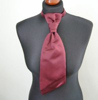 Plastron Herren uni kleiner Knoten Plastron Herren uni kleiner Knoten