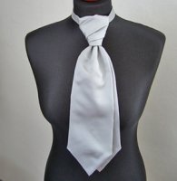 Plastron Herren uni schräger Knoten Plastron Herren uni schräger Knoten