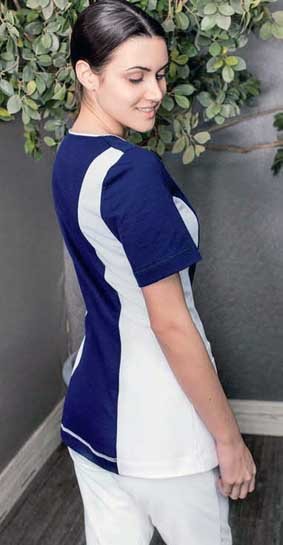 Damen Wellness-Shirt Tunika 1/4 Arm bi-color Natura®